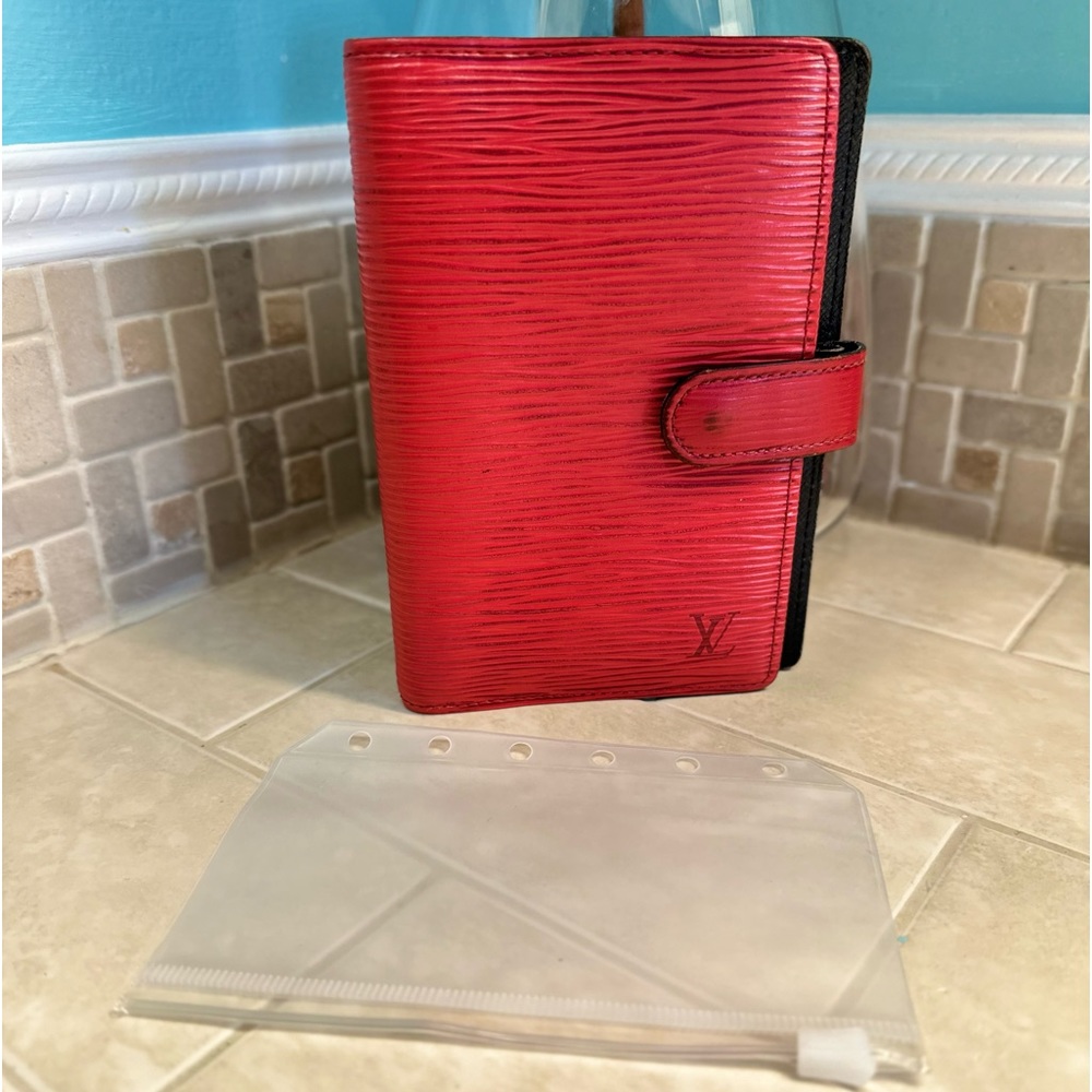 Louis Vuitton Epi Red Agenda PM
